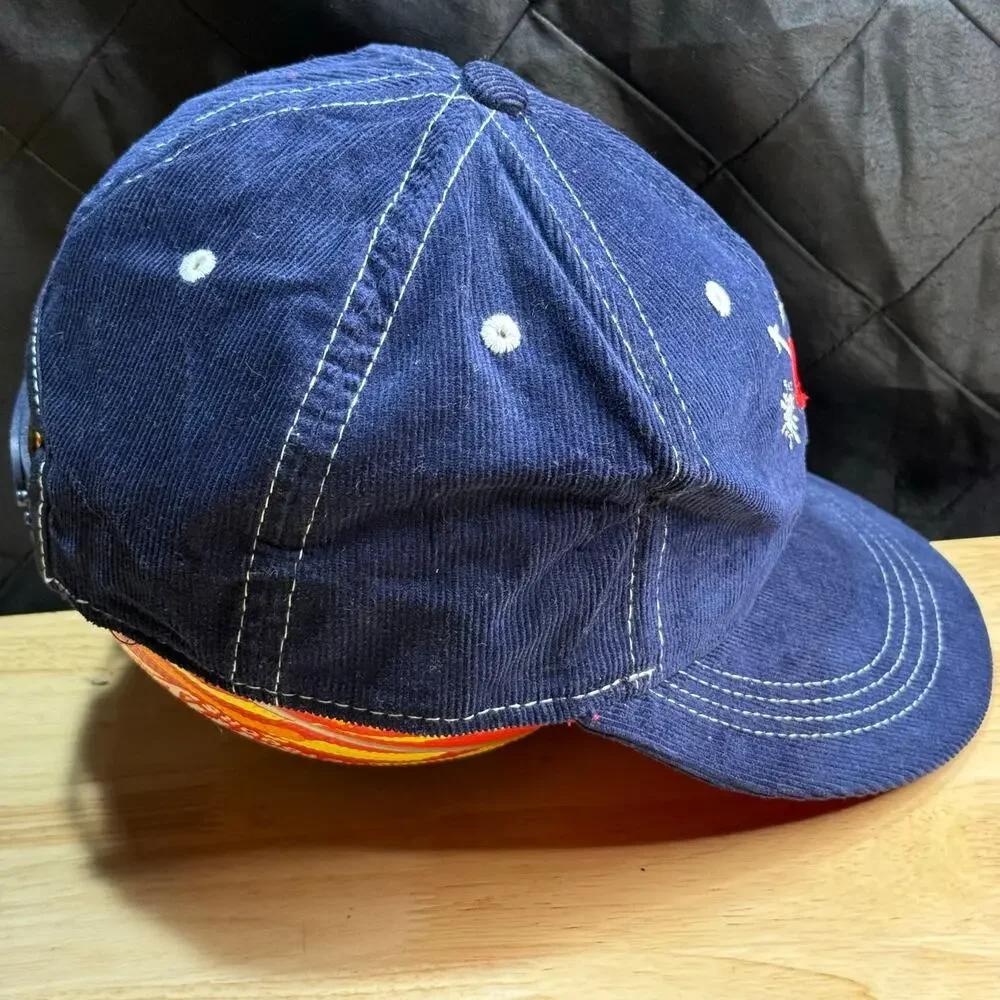 EUC Aksels Colorado Arrows Blue Corduroy Flatbill Snapback Cap
